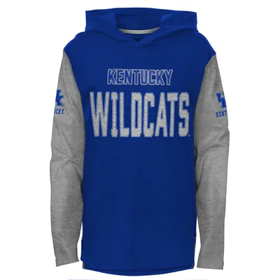 Kentucky Wildcats Youth Heritage Hoodie Long Sleeve T-Shirt - Royal