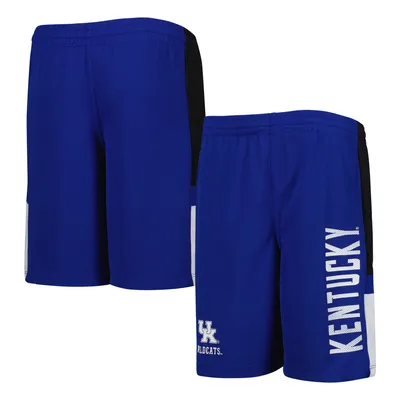 Kentucky Wildcats Youth Lateral Mesh Performance Shorts - Royal