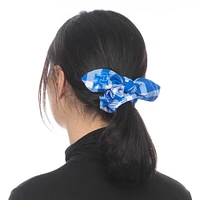 ZooZatz Kentucky Wildcats Plaid Scrunchie with Bow