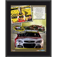 Collage de plaques sublimées de 10,5'' x 13'' de Kevin Harvick, champion de la NASCAR Sprint Cup Series 2014