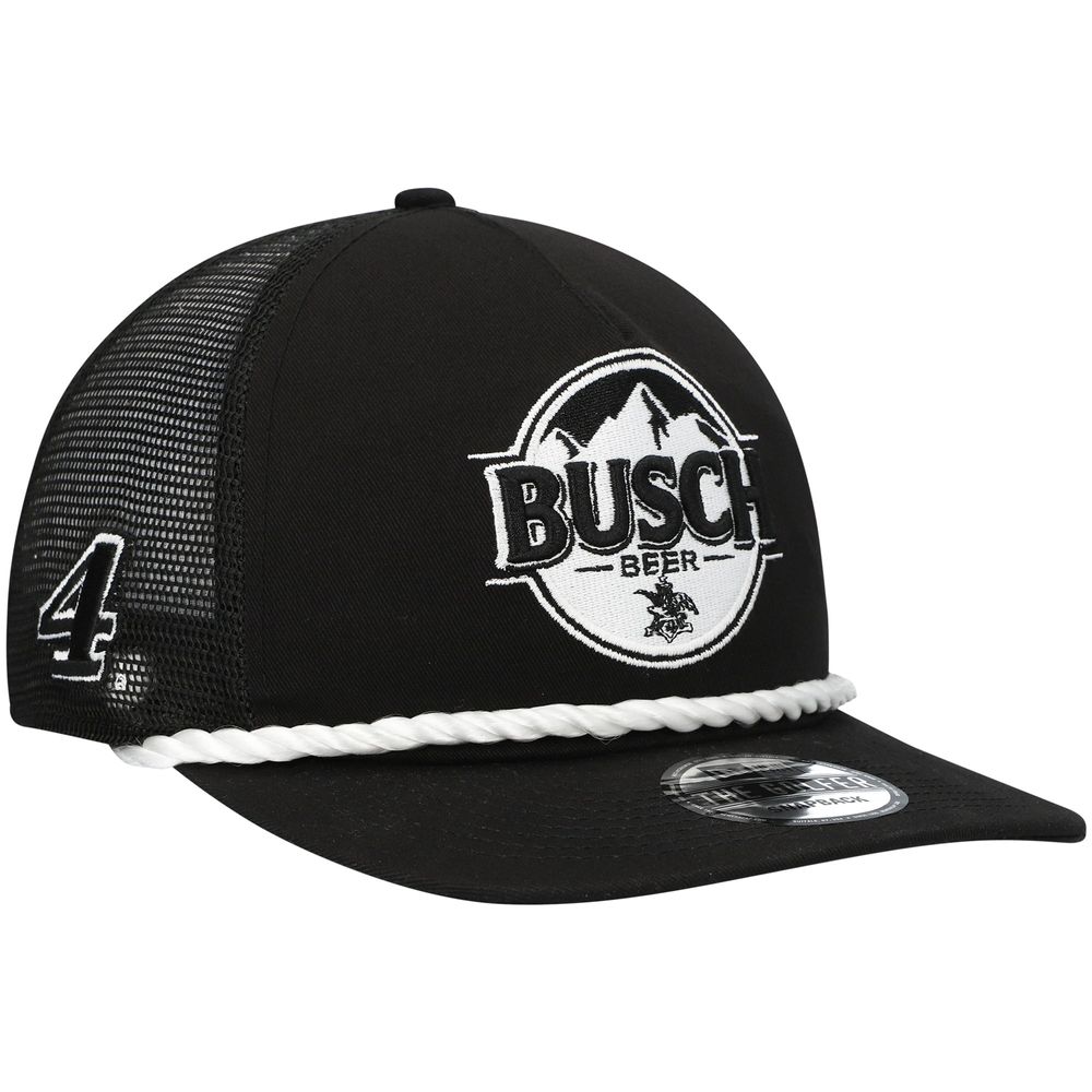 Men's New Era Black Kevin Harvick Golfer Snapback Hat