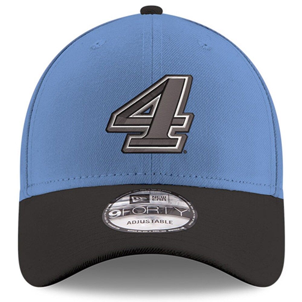 Men's New Era Light Blue/Black Kevin Harvick 9FORTY Snapback Adjustable Hat