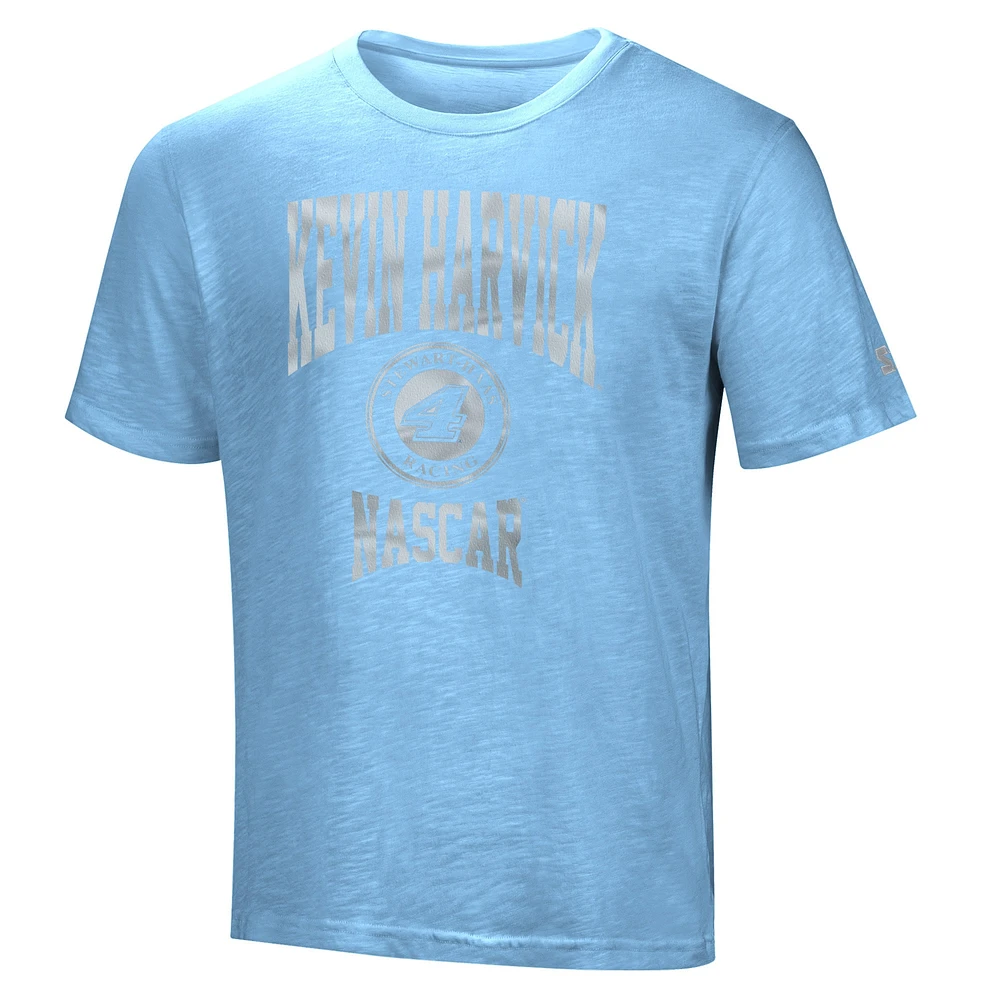 T-shirt Starter bleu clair Kevin Harvick Scout pour homme