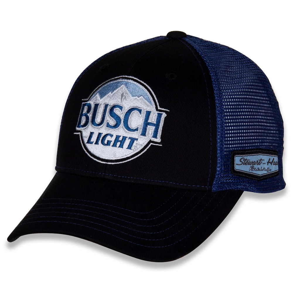 Casquette réglable pour homme Stewart-Haas Racing Team Collection noir/bleu Kevin Harvick Team Sponsor