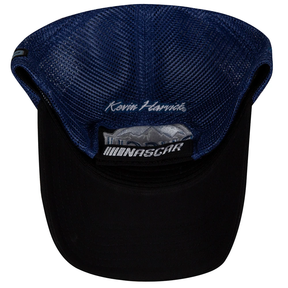 Men's Stewart-Haas Racing Team Collection Black/Blue Kevin Harvick Team Sponsor Adjustable Hat