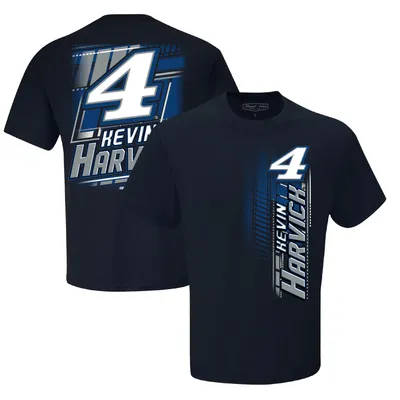 T-shirt avec nom et numéro Kevin Harvick de la collection Stewart-Haas Racing Team pour homme, bleu marine