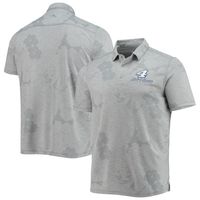 Men's Tommy Bahama Gray Kevin Harvick Miramar Blooms Polo