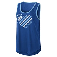 Women's G-III 4Her by Carl Banks Blue Kevin Harvick A Game Scoop Neck Tank Top