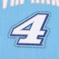 Women's G-III 4Her by Carl Banks Light Blue/Gray Kevin Harvick Box Score T-Shirt