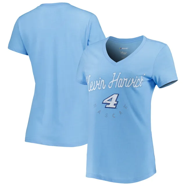 Women's G-III 4Her by Carl Banks White Toronto Blue Jays Team Graphic V-Neck Fitted T-Shirt Size: Large