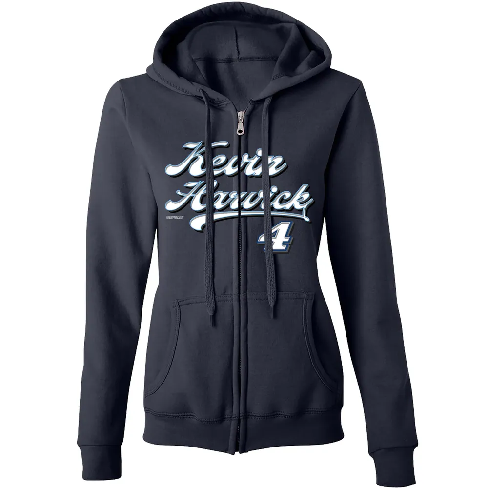 Collection Hendrick Motorsports Team pour femmes, bleu marine, Kevin Harvick, One-Spot Nostalgic, Full-Zip Hoodie