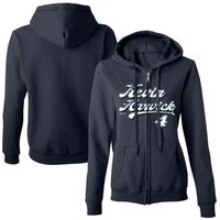 Women's Hendrick Motorsports Team Collection Navy Kevin Harvick One-Spot Nostalgic Full-Zip Hoodie