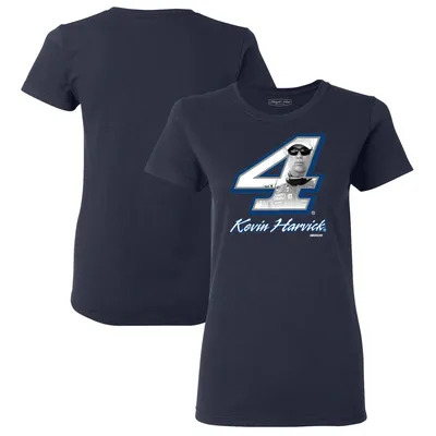 Kevin Harvick Stewart-Haas Racing Team Collection Women's Driver T-Shirt - Navy