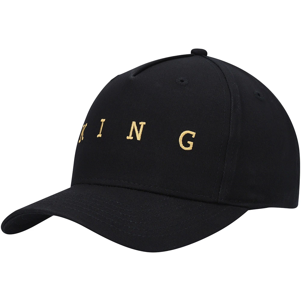 Men's King Apparel Black Tennyson Curved Peak - Casquette ajustable