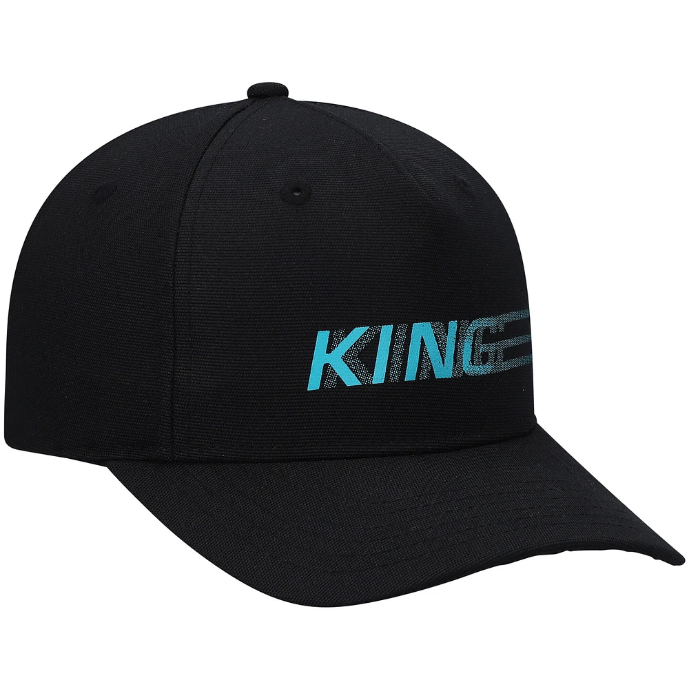 Men's King Apparel Black Tennyson Curved Peak