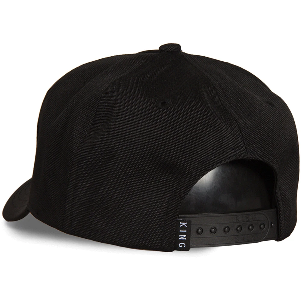 Casquette à visière incurvée Tennyson noire King Apparel pour homme - Casquette Snapback