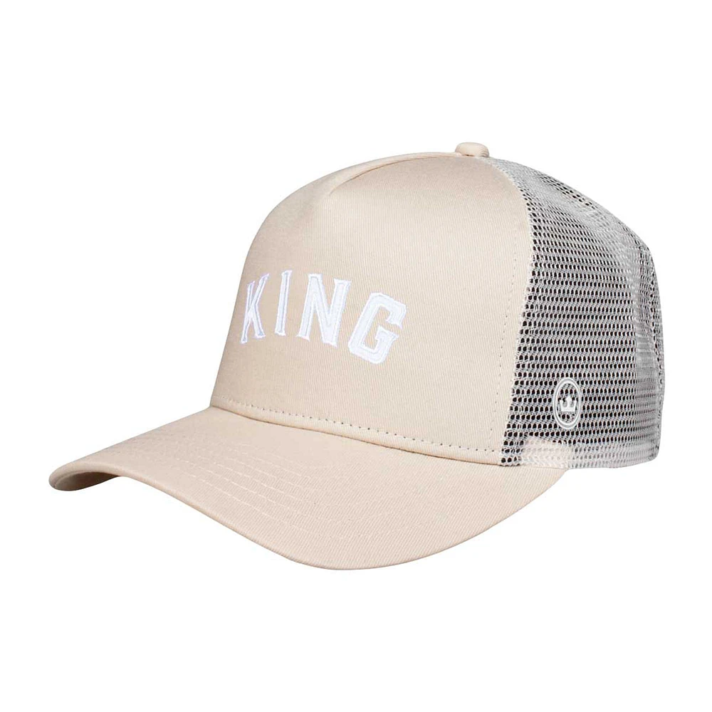 Men's Tan King Apparel Primary Mesh Trucker Snapback Hat