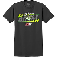 Men's 23XI Racing Black Kurt Busch Lifestyle 2-Spot T-Shirt