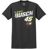 Men's 23XI Racing Black Kurt Busch Monster Car 2-Spot T-Shirt