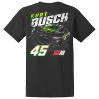 Men's 23XI Racing Black Kurt Busch Monster Car 2-Spot T-Shirt