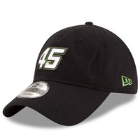 Men's New Era Black Kurt Busch Driver Enzyme Washed 9TWENTY Adjustable Hat