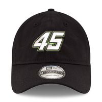 Men's New Era Black Kurt Busch Driver Enzyme Washed 9TWENTY Adjustable Hat