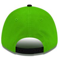 Men's New Era Green Kurt Busch Number 9FORTY Snapback Adjustable Hat