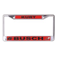 WinCraft Kurt Busch Inlaid Team License Plate Frame