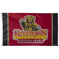 WinCraft Kutztown Golden Bears Drapeau unilatéral avec logo 3 pi x 5 pi