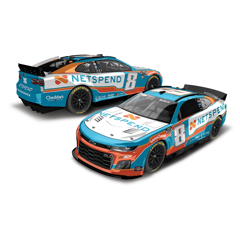 Action Racing Kyle Busch 2023 #8 Netspend 1:24 Elite Die-Cast Chevrolet Camaro