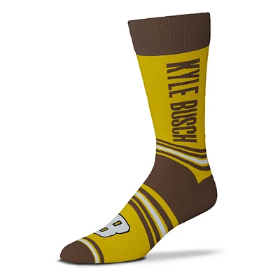 Pour les pieds nus Kyle Busch Go Team NASCAR Crew Chaussettes