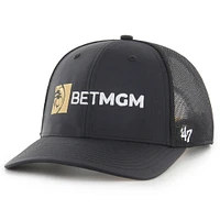 Men's '47  Black Kyle Busch  Sure Shot Trucker Adjustable Hat