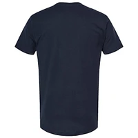 T-shirt à damier pour homme Kyle Busch Rebel Bourbon Live Against The Grain bleu marine