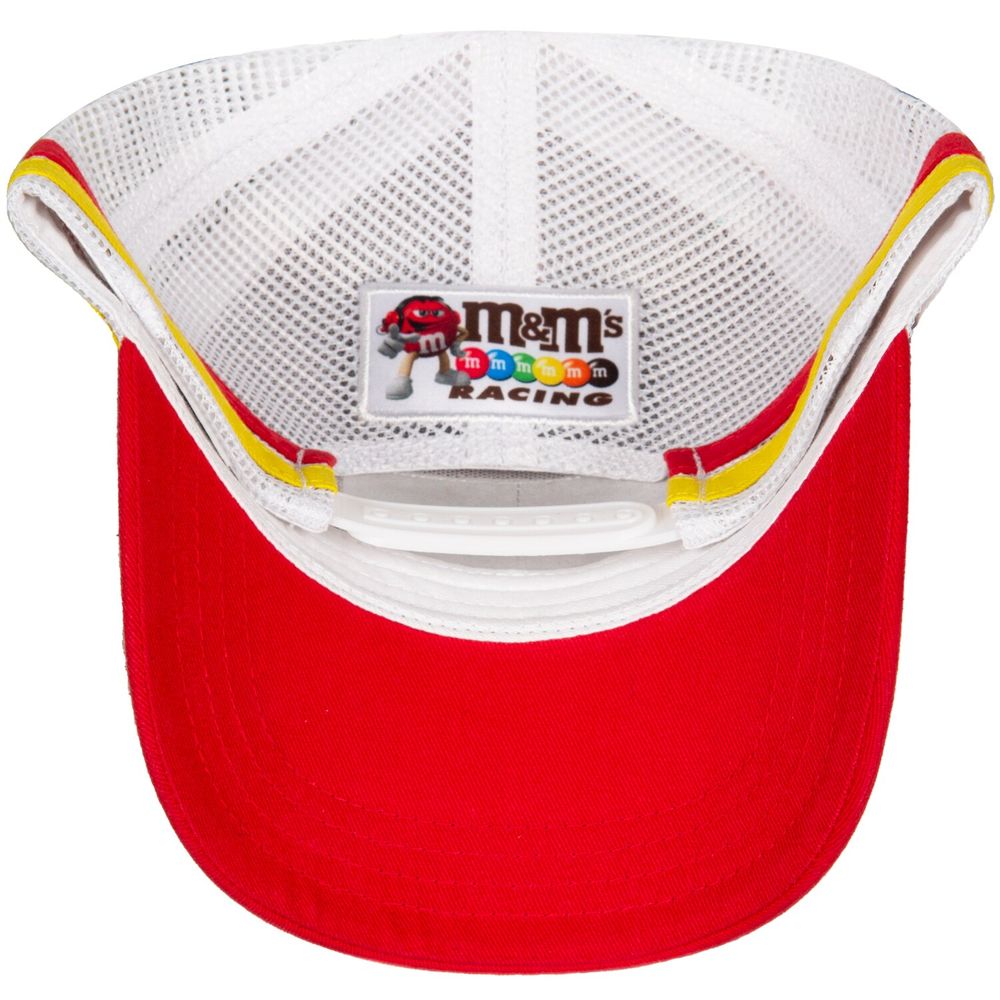 Men's Joe Gibbs Racing Team Collection Red/White Kyle Busch Retro Stripe Snapback Adjustable Hat