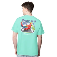 Men's Margaritaville Green Kyle Busch Flip Flop T-Shirt