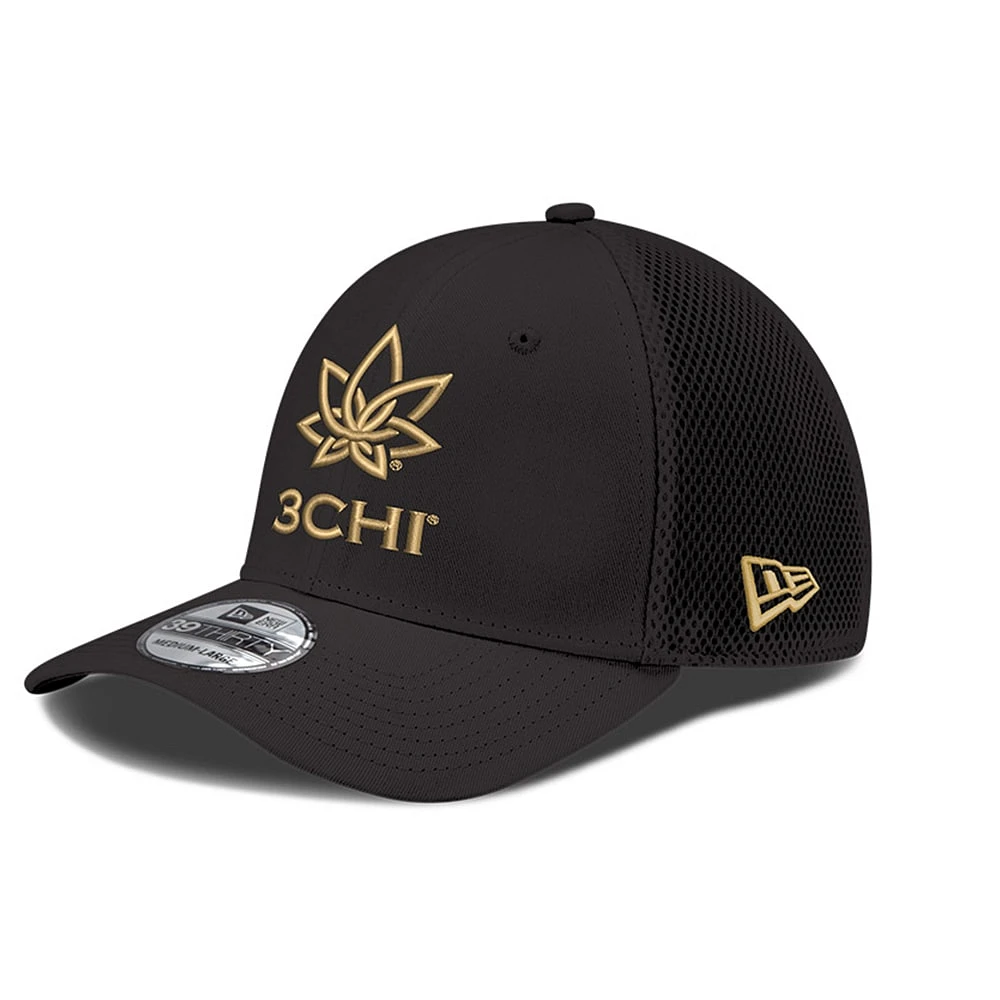 Casquette New Era Kyle Busch - 39THIRTY 3CHI NEO Flex Fit pour homme, noir