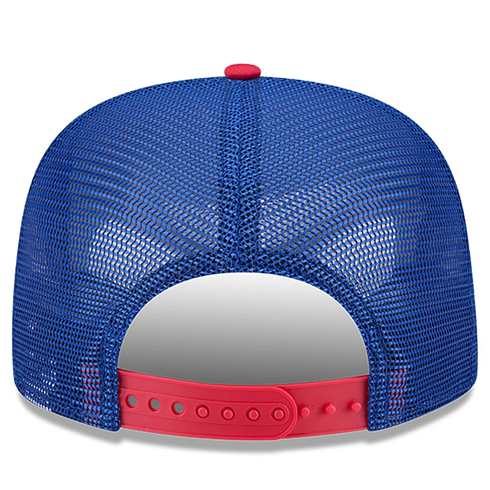 Casquette à visière plate Kyle Busch 9FIFTY New Era noire pour homme