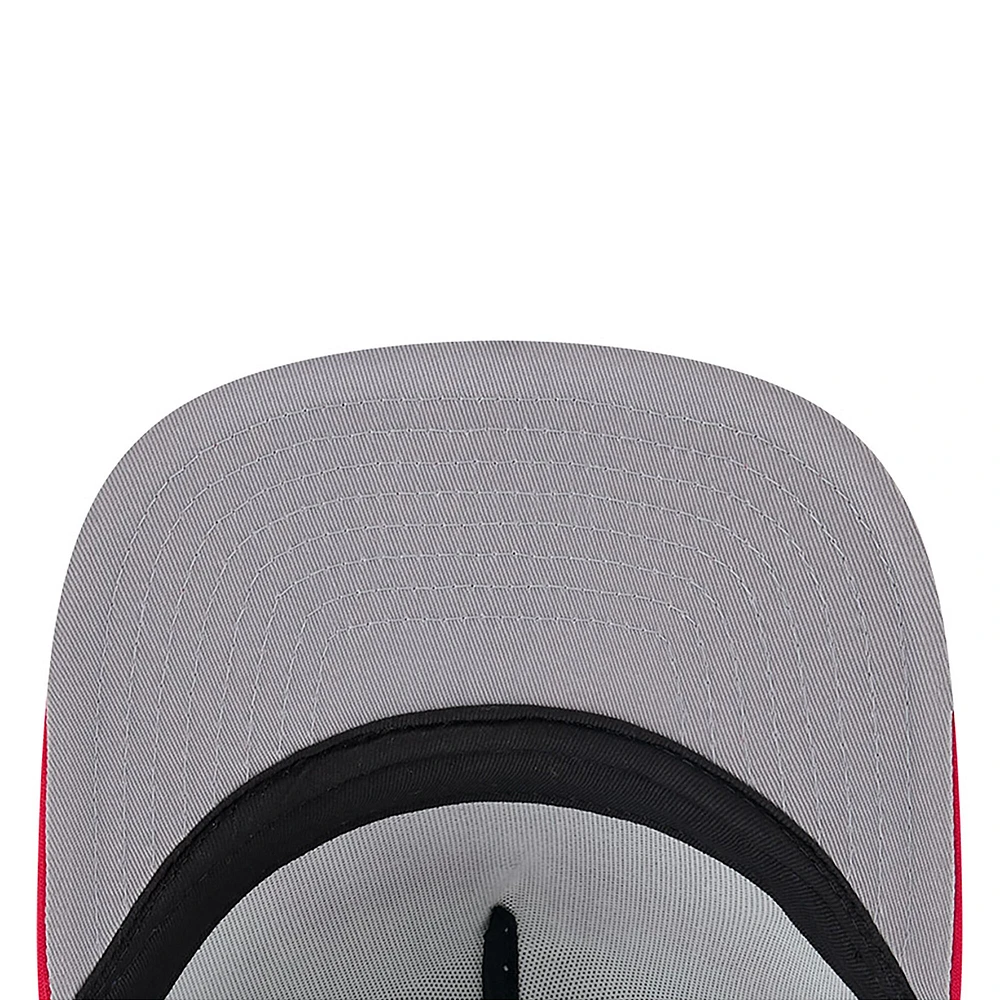 Casquette à visière plate Kyle Busch 9FIFTY New Era noire pour homme