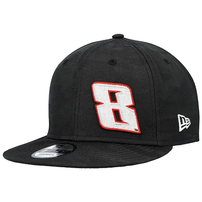 Men's New Era Black Kyle Busch 9FIFTY Flawless Adjustable Hat