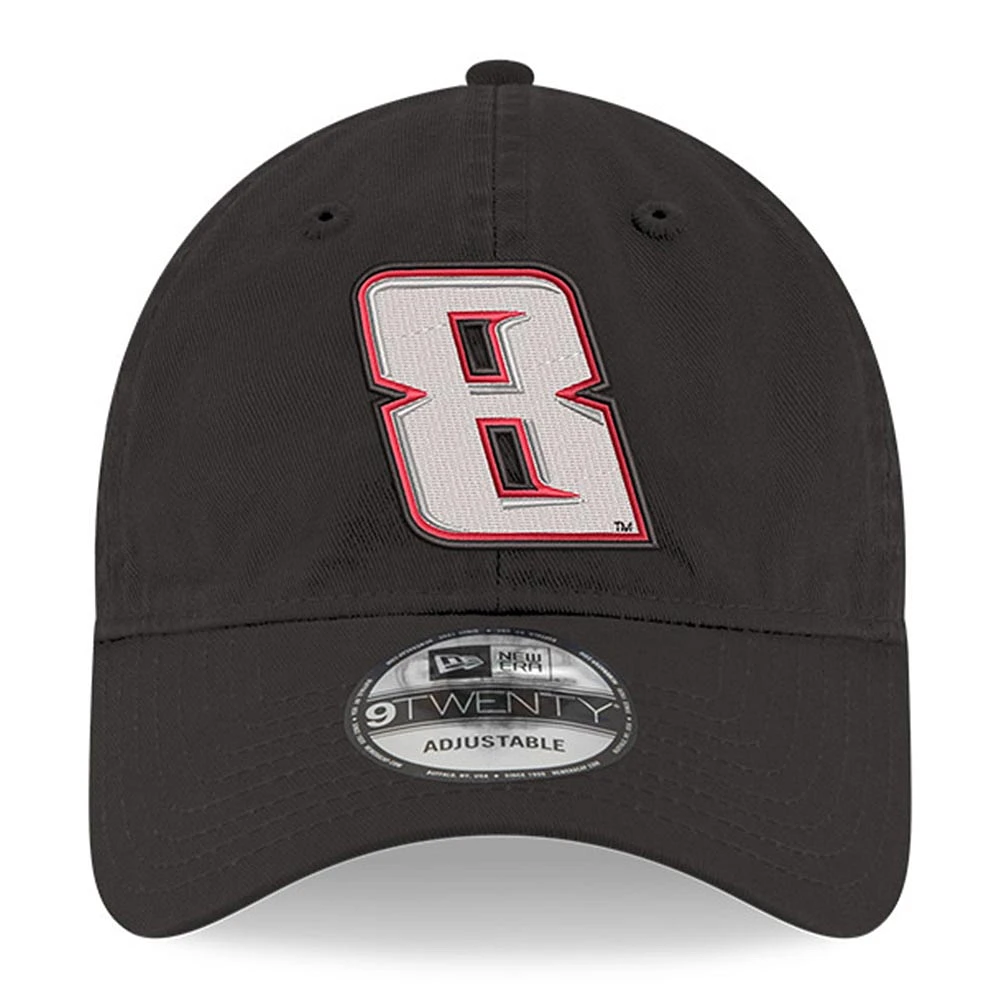 Men's New Era Black Kyle Busch 9TWENTY Enzyme Adjustable Hat