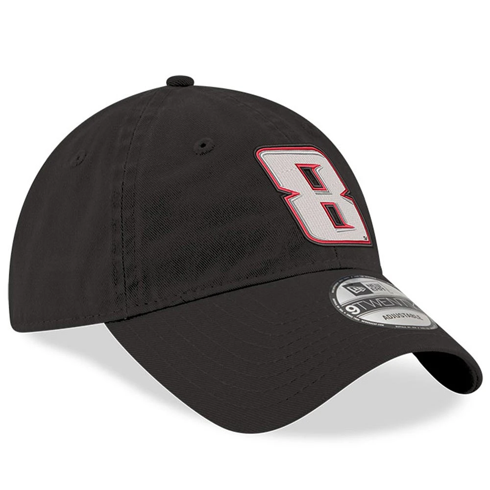 Men's New Era Black Kyle Busch 9TWENTY Enzyme Adjustable Hat