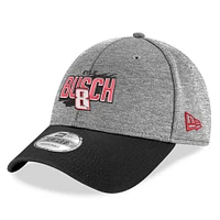 Casquette réglable New Era Kyle Busch 9FORTY Splash pour homme, gris/noir