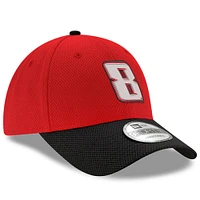 Casquette New Era Scarlet/Black Kyle Busch 9FORTY Number réglable pour homme