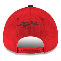 Men's New Era Scarlet/Black Kyle Busch 9FORTY Number Adjustable Hat