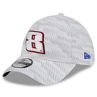 Casquette blanche Kyle Busch 39THIRTY Graded Flex de New Era pour homme