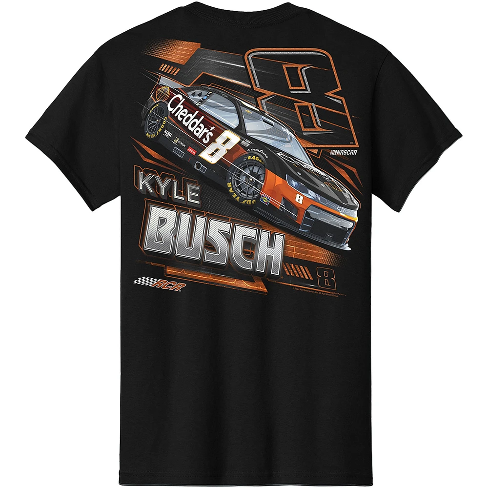 Men's Richard Childress Racing Team Collection  Black Kyle Busch Cheddar's Car T-Shirt