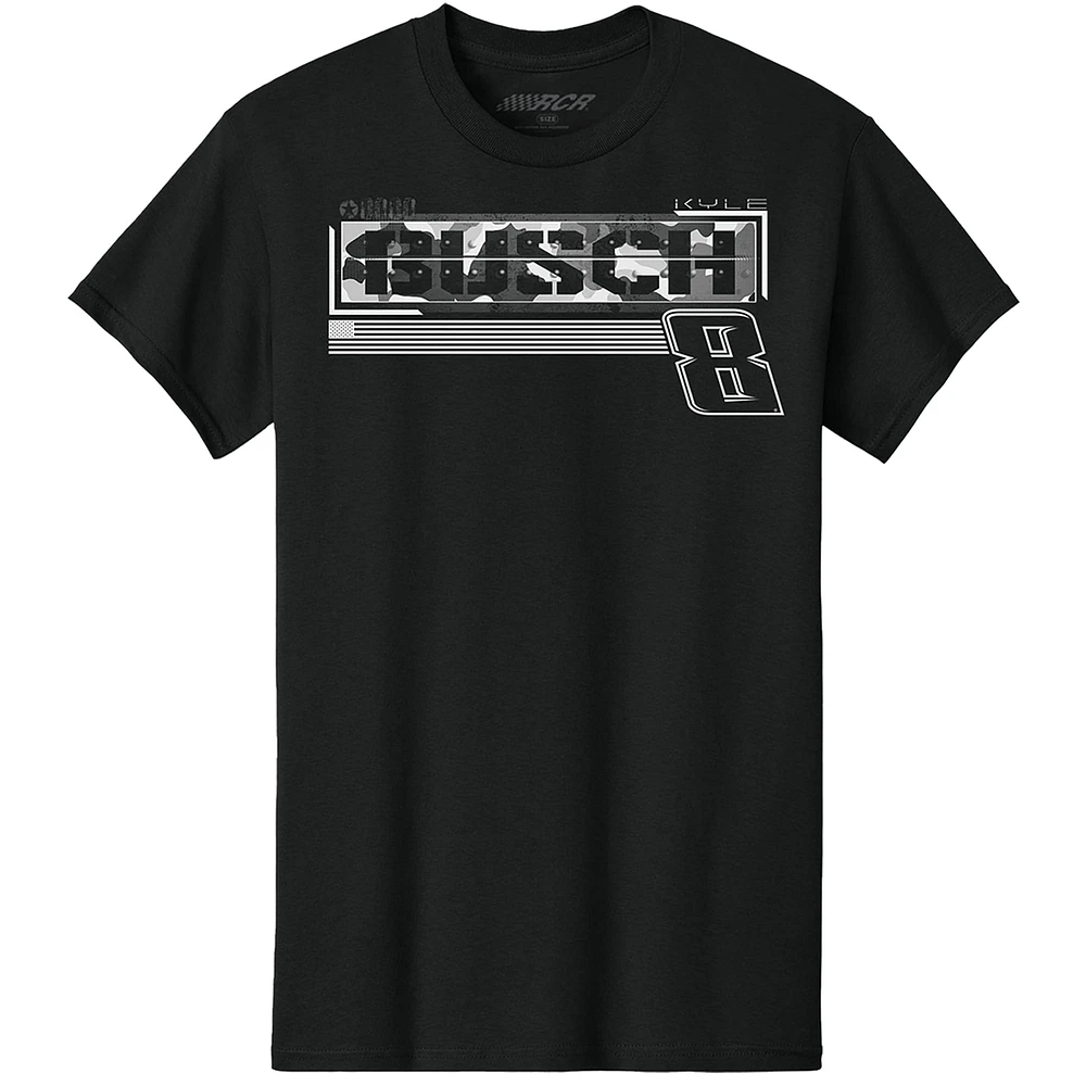 T-shirt noir ton sur Kyle Busch Cheddar de la collection Richard Childress Racing Team pour homme