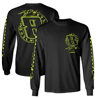 Men's Richard Childress Racing Team Collection Black Kyle Busch Lifestyle Long Sleeve T-Shirt