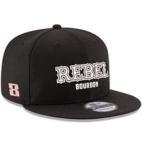 Men's Richard Childress Racing Team Collection  Black Kyle Busch Rebel Bourbon 9FIFTY Snapback Hat
