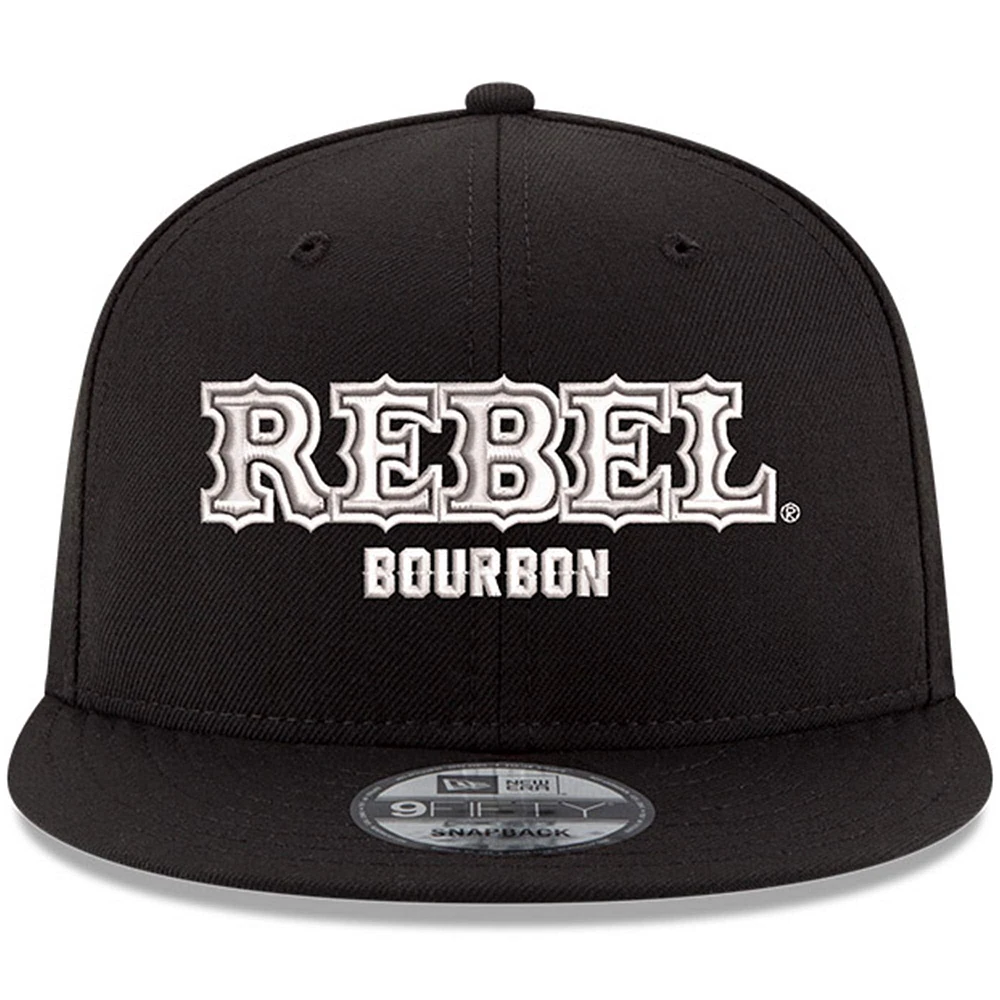 Men's Richard Childress Racing Team Collection  Black Kyle Busch Rebel Bourbon 9FIFTY Snapback Hat